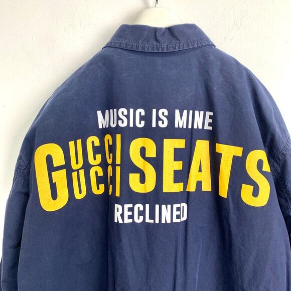 NWT Gucci Man Jacket "LIMITED EDITION" With ‘Music Is Mine’Print Size 50 - Picture 11 of 16